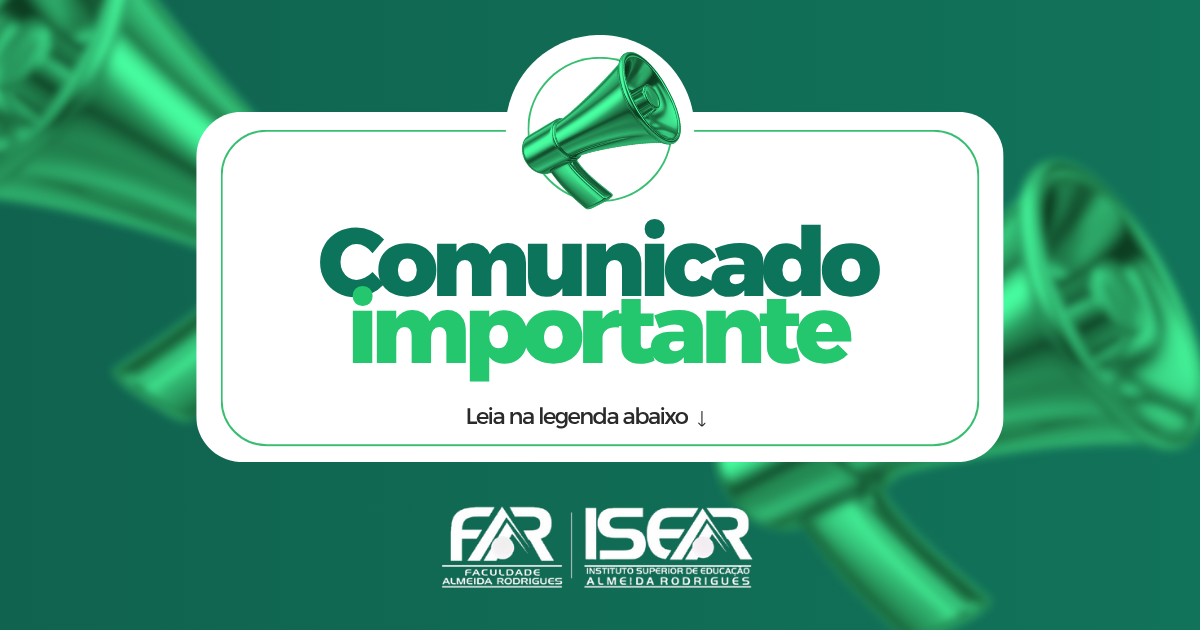 COMUNICADO OFICIAL - Recesso Institucional