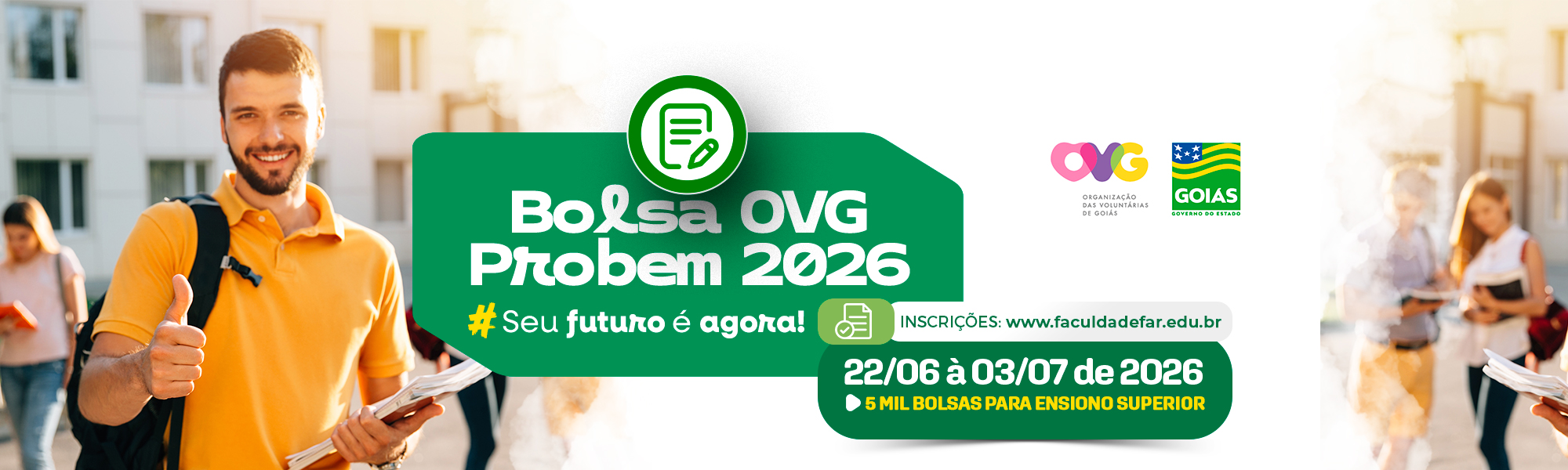 Bolsa OVG ProBem 2026 — Inscrições Abertas