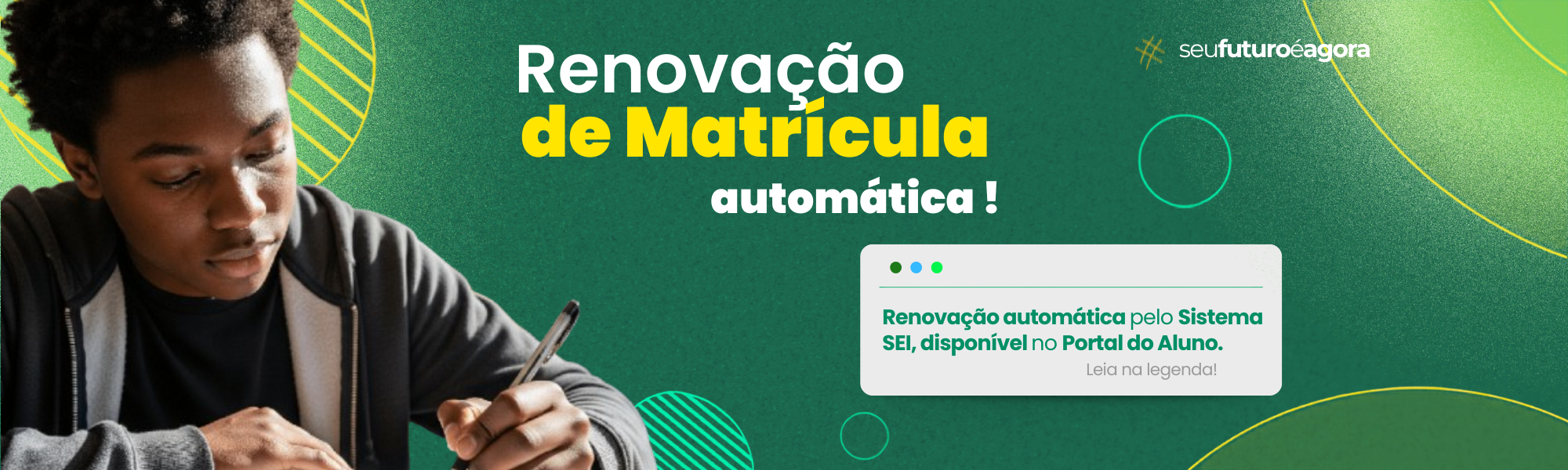 Renovação de Matrícula Automática - 2026/2