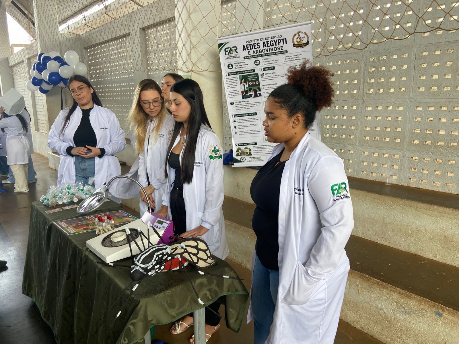 Foto 4 — Projeto de Extensão leva educação em saúde ao Colégio Estadual Manoel Ayres