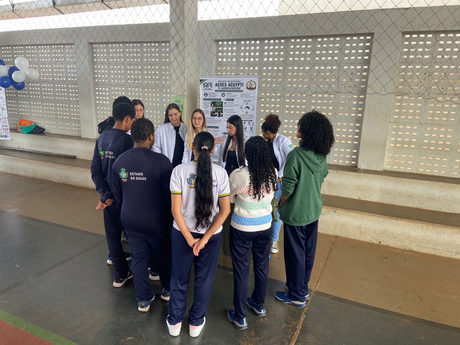 Foto 6 — Projeto de Extensão leva educação em saúde ao Colégio Estadual Manoel Ayres