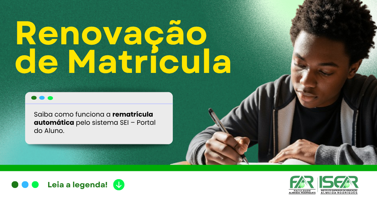 Renovação de Matrícula Automática - Semestre 2026/2