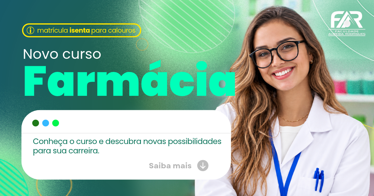 Conheça o novo curso de Farmácia da Faculdade Almeida Rodrigues!
