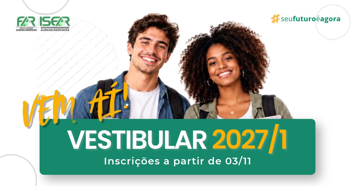 Vem aí vestibular 2027/1!