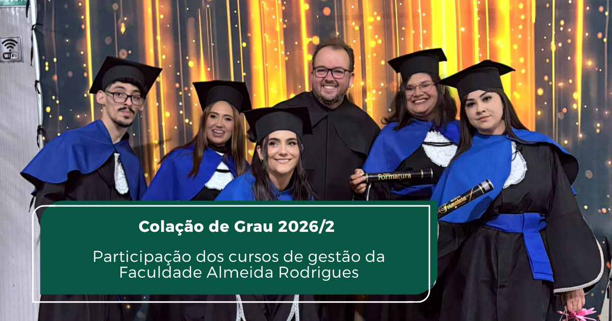 Celebramos a Colação de Grau 2026/2 em solenidade marcada por conquistas e emoção